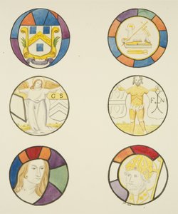 Vetrata nella cappella dei Tessitori nella Chiesa del Tempio da Joseph Manning