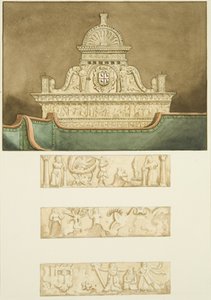 Monumento di William Bird (quasi oscurato dai seggi della Corporazione) in San Marco da Joseph Manning