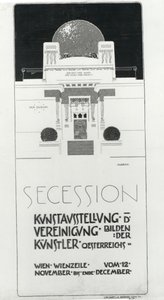 Poster pubblicitario della Secessione degli artisti austriaci, 1898