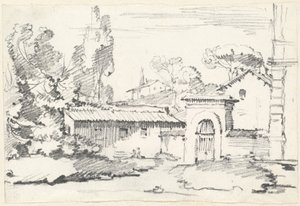 Ingresso ai giardini della Villa Giulia