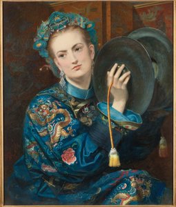 Una donna in costume orientale, 1866 da Joseph Middleton Jopling
