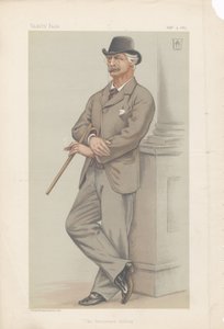 Coutts Lindsay, The Grosvenor Gallery da Vanity Fair, 3 febbraio 1883 da Joseph Middleton Jopling