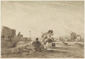 La raccolta del fieno da Joseph Moerenhout