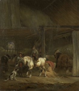 Stalla per cavalli da Joseph Moerenhout