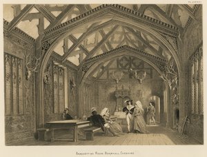 Sala dei banchetti, Bramhall, Cheshire da Joseph Nash