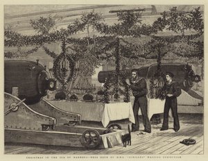 Natale nel Mar di Marmora, ponte di HMS Achilles in attesa di ispezione