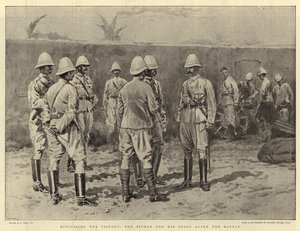 Discutendo la vittoria, il Sirdar e il suo staff dopo la battaglia da Joseph Nash