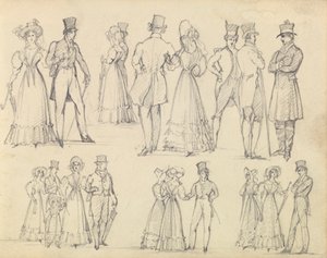 Uomini e Donne alla Moda Conversando da Joseph Nash