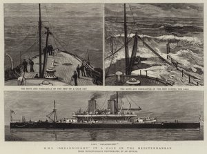 HMS Dreadnought in una Tempesta nel Mediterraneo da Joseph Nash
