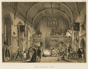 Sala, Penshurst, Kent da Joseph Nash