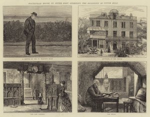 Hauteville House, St Peter Port, Guernsey, la residenza di Victor Hugo da Joseph Nash