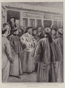 La visita di Li Hung Chang in Inghilterra, il suo arrivo alla stazione di Waterloo