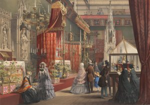 Corte medievale: La Grande Esposizione del 1851, 1854 da Joseph Nash