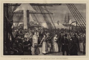 A bordo di una nave di emigranti, l