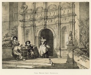 Portico, Abbazia di Wroxton, Oxfordshire