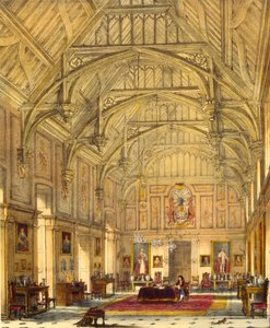 La Grande Sala, Biddington, Surrey, 1600, da 