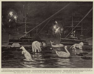 Il tour reale, le illuminazioni e il carnevale acquatico nel porto di Malta