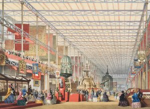 Veduta della Grande Esposizione del 1851: Nave britannica, 1854 da Joseph Nash