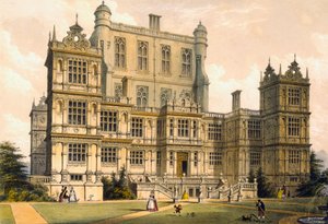 Wollaton Hall, Nottinghamshire, 1600, illustrazione da 