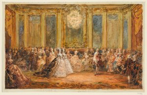 Ricevimento nella Sala degli Specchi di Versailles