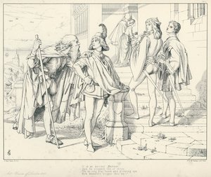 Illustrazione per La Ballata del Vecchio Marinaio di Coleridge da Joseph Noel (after) Paton