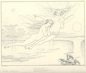 Illustrazione per La Ballata del Vecchio Marinaio di Coleridge da Joseph Noel (after) Paton