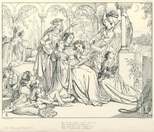 Illustrazione per La ballata del vecchio marinaio di Coleridge da Joseph Noel (after) Paton