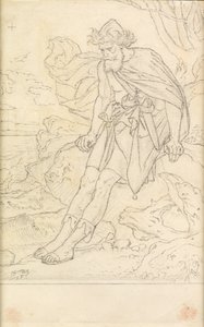Ulisse su Ogigia da Joseph Noel Paton