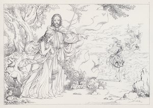 La Tempesta di Shakespeare, Atto I, Scena 2 da Joseph Noel after Paton