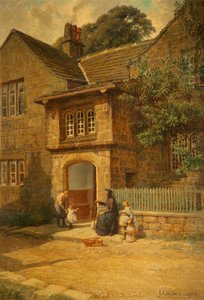 Il portico, cottage di Spenser, Hurstwood, 1907 da Joseph Ogden