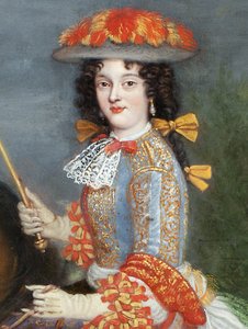 Parrocel - Marie Anne Mancini - Castello di Skokloster (ritagliato-modificato) da Joseph Parrocel