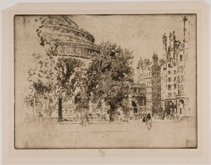 Albert Hall, Londra da Joseph Pennell