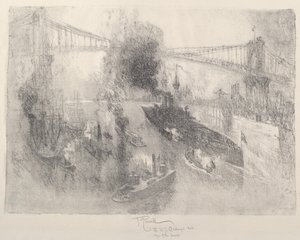 Corazzata che Ritorna a Casa da Joseph Pennell