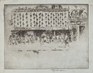 Brasserie, Au Lion Rouge da Joseph Pennell