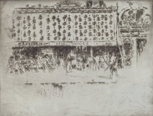 Brasserie, Au Lion Rouge, 1893 da Joseph Pennell