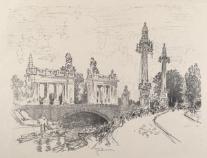 Ponte a Charlottenburg da Joseph Pennell