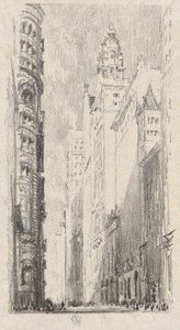 Torri di Broadway da Joseph Pennell