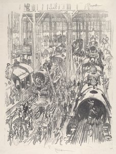 Costruzione di Motori per gli Alleati da Joseph Pennell
