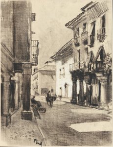 Calle Mayor Alcalá da Joseph Pennell