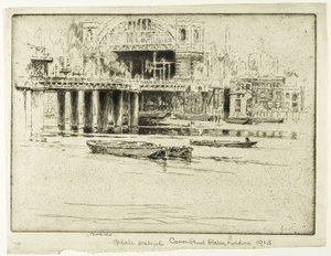 Stazione di Cannon Street, dal Fiume da Joseph Pennell