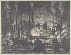 Cambio turno, Charleroi, 1911