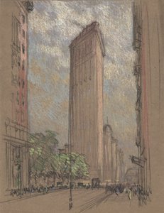 Disegno del Flatiron Building di Pennell, c.1904