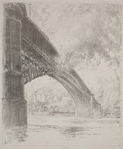 Ponte Est, St Louis da Joseph Pennell