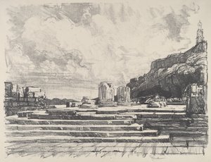 Eleusi, il pavimento del tempio