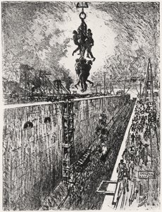 Fine della giornata: Gatun Lock, tavola VII da 