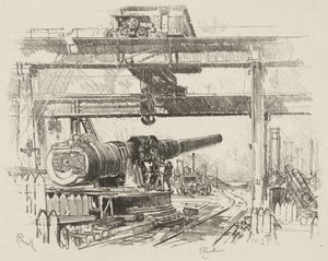 Lavoro di guerra inglese: Test del cannone