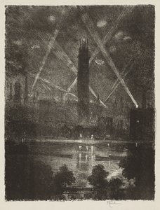 Lavoro di guerra inglese: Sparo da Joseph Pennell