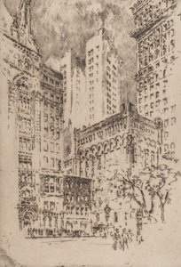 Casa a quattro piani, 1904 da Joseph Pennell