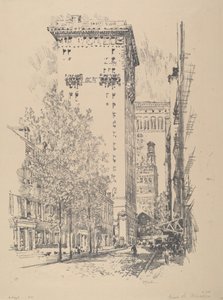 Girard Street da Joseph Pennell