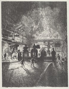 Nelle fauci della morte, barre rotolanti per conchiglie da Joseph Pennell